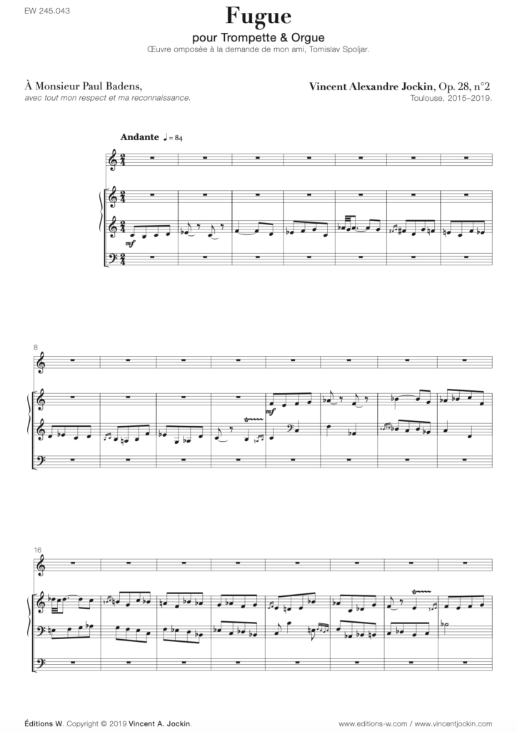 Fugue, Op. 28, No. 2