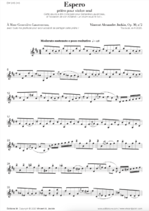 Espero, Op. 30, n° 2