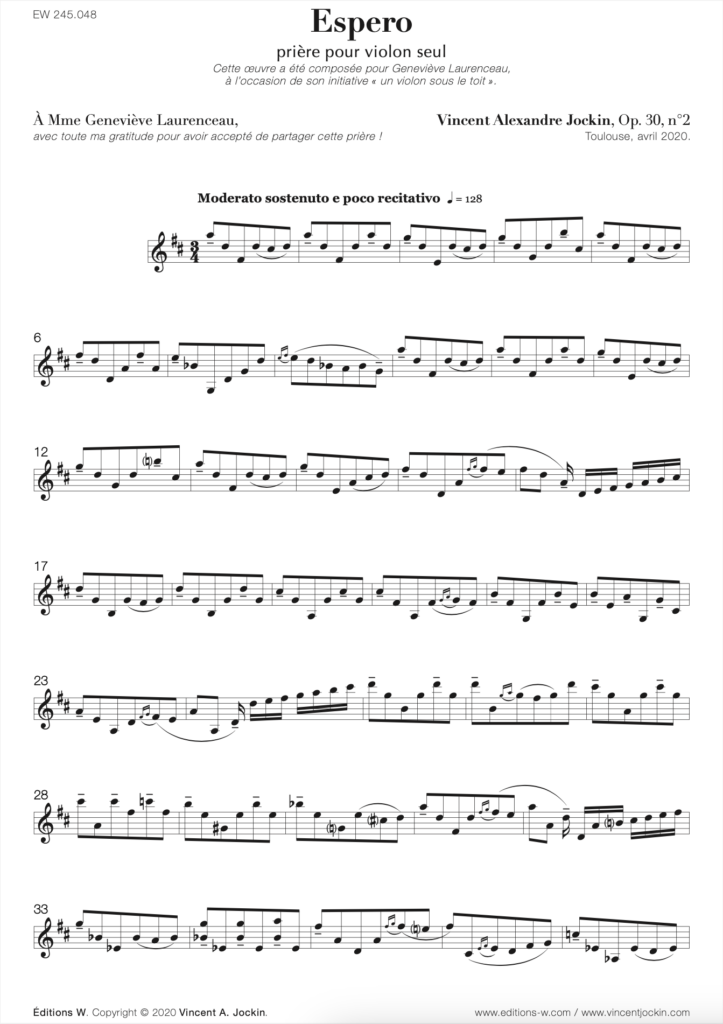 Espero, Op. 30, n° 2